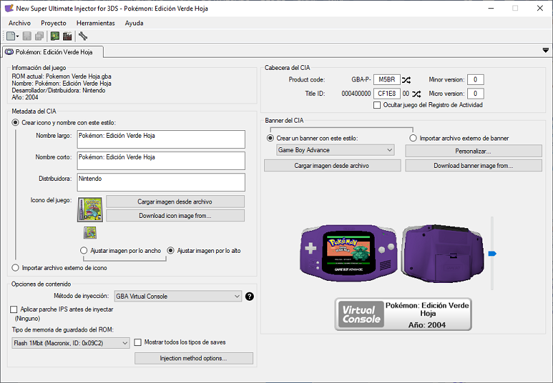 3DS] Como injetar ROMs de Game Boy Advance como Virtual Console no 3DS  (CFW) 