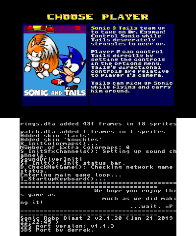 Sonic 1 and 2 3DS - GameBrew