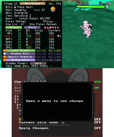 Release] Pokémon SuMoCheatMenu [supports o3DS]   - The  Independent Video Game Community