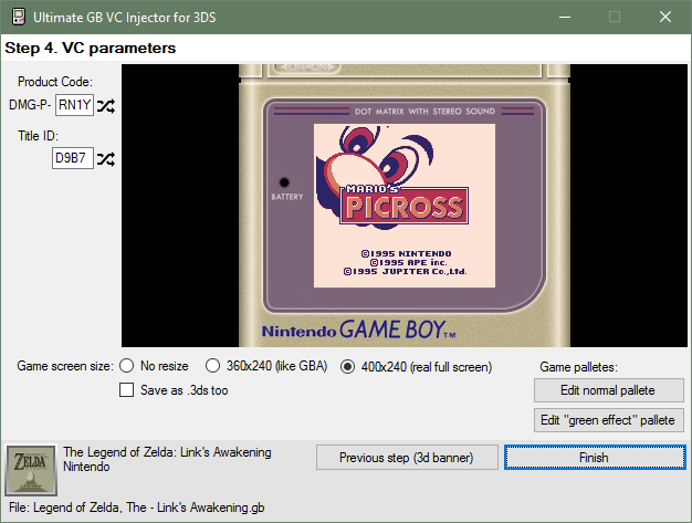 GBA rom injection is now possible for 3DS 