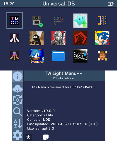 DS(i)/3DS] TWiLight Menu++ - GUI for DS(i) games, and DS(i) Menu  replacement