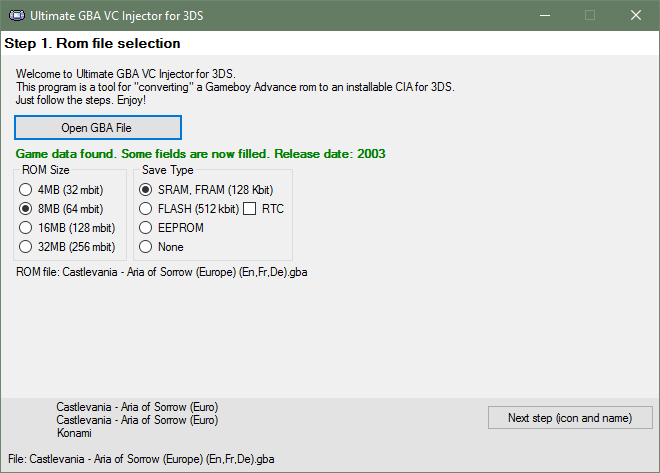 3DS/2DS GBA to CIA Conversion and Save File Injection/Dumping Tutorial CFW ( GBA GB GBC NES SNES GG) 