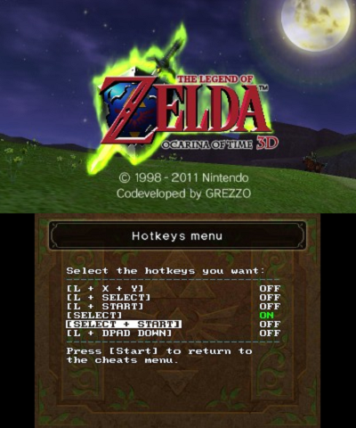 Zelda Ocarina of Time 3D - No Navi Text 3DS - GameBrew