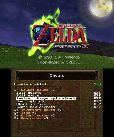 The Legend of Zelda: Ocarina of Time 3D, LOZ:OOT3D