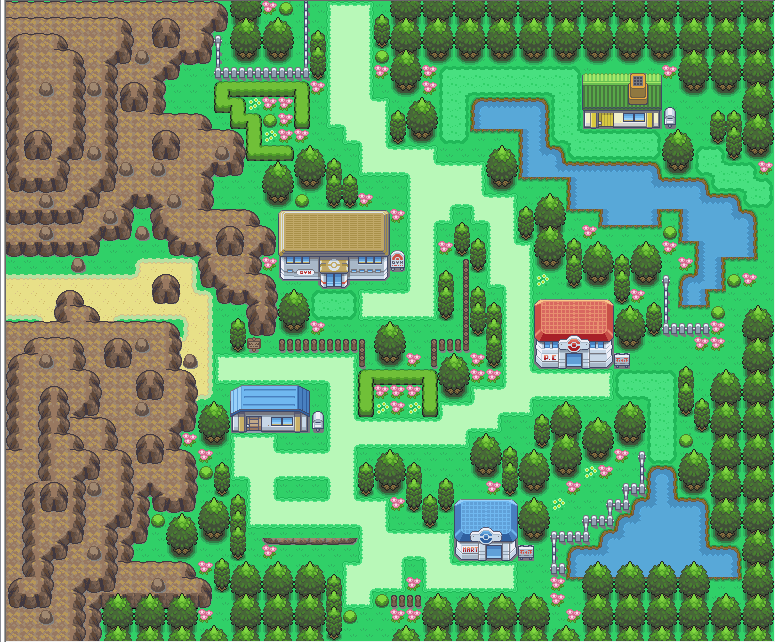 Completed New Pokemon GBA ROM HACK With 35 New Maps, New