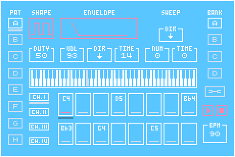 STEPPER: An Elektron inspired 16-step sequencer for the GBA