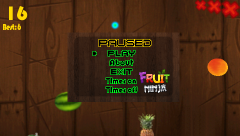 Classic Mode, Fruit Ninja Wiki