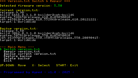 VersionTxtSwitchAndRepairPSP.png