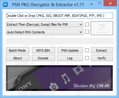 PSN PKG Decryptor and Extractor PSP - GameBrew