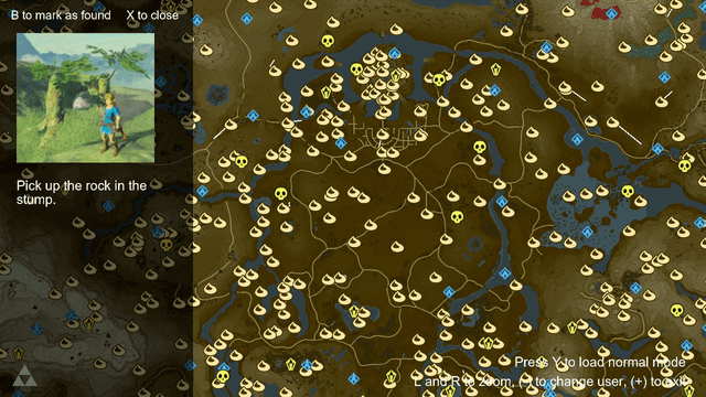 Zelda: Breath of the Wild shrine maps and locations