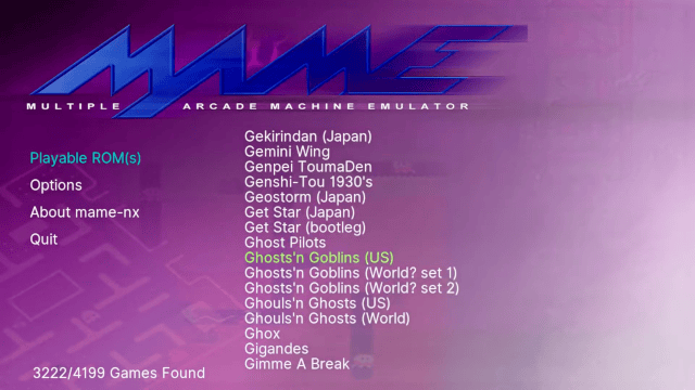 Mame 0.72 ported to the Nintendo Switch!! - Hackinformer