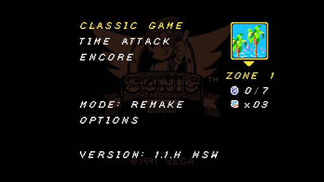 Sonic 2 SMS Remake Switch - GameBrew